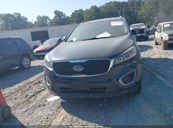 5XYPGDA50GG174828 2016 KIA SORENTO Blue Widok zestawu wskaźników