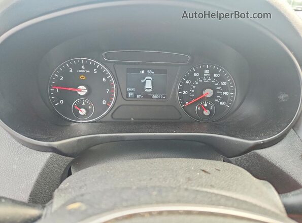 5XYPGDA54KG441302 2019 KIA SORENTO White Instrument cluster view