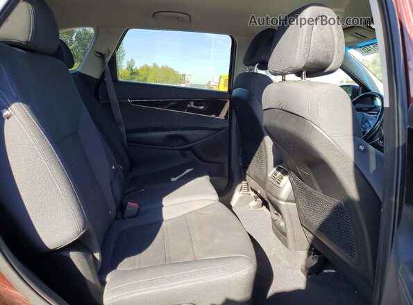 5XYPGDA59GG161768 2016 KIA SORENTO Темно-бордовый Вид задней части салона