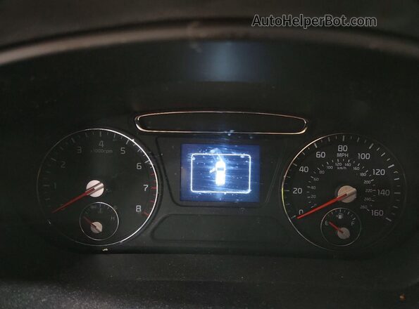 5XYPGDA5XHG313686 2017 KIA SORENTO Burgundy Вид щитка приладів
