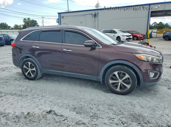 5XYPH4A17GG008512 2016 KIA SORENTO Maroon წინა მარჯვენა