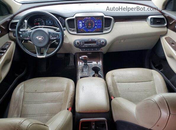 5XYPH4A17GG008512 2016 KIA SORENTO Maroon წინა პანელის ხედი