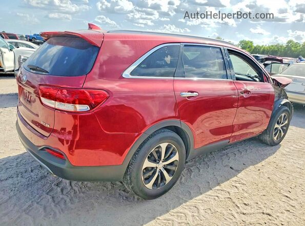 5XYPH4A52HG233540 2017 KIA SORENTO Maroon Rear right