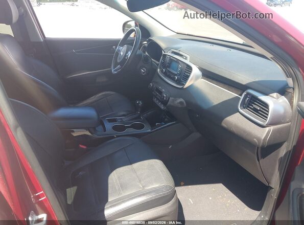 5XYPH4A53GG158331 2016 KIA SORENTO Red Front interior view