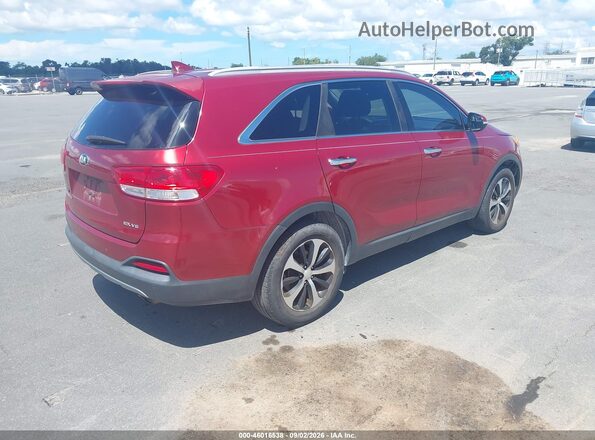 5XYPH4A53GG158331 2016 KIA SORENTO Red Rear right