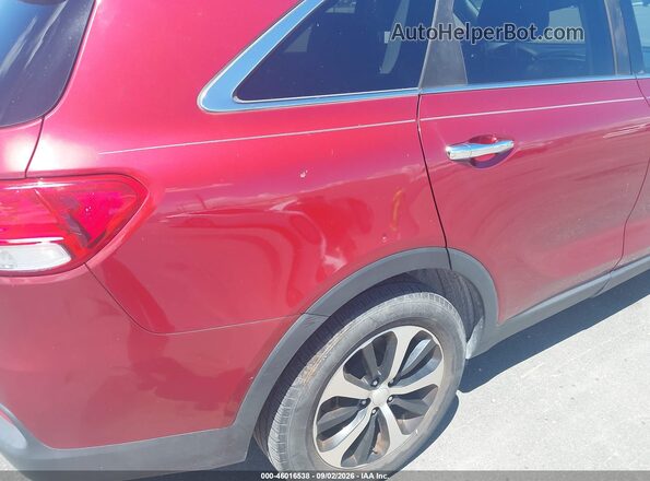 5XYPH4A53GG158331 2016 KIA SORENTO Red 