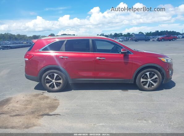 5XYPH4A53GG158331 2016 KIA SORENTO Red Rear interior view