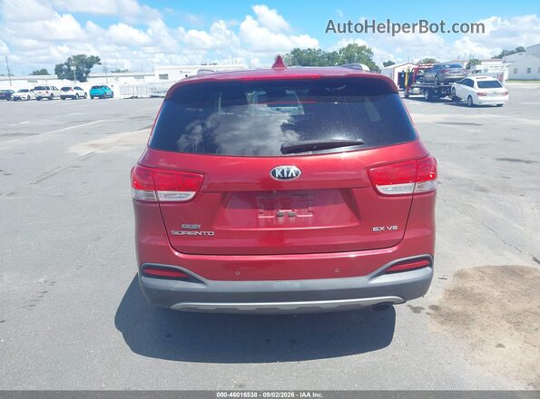 5XYPH4A53GG158331 2016 KIA SORENTO Red 