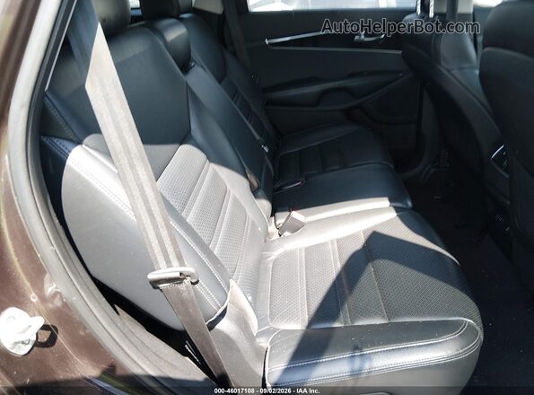 5XYPH4A5XJG367847 2018 KIA SORENTO Gray Widok naklejki z numerem VIN