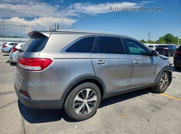 5XYPHDA19HG244063 2017 KIA SORENTO Gray Trasero derecho