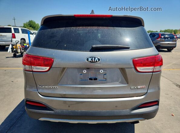 5XYPHDA19HG244063 2017 KIA SORENTO Gray Vista trasera