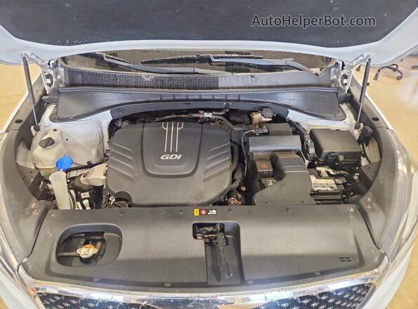 5XYPHDA50GG141213 2016 KIA SORENTO Белый Вид подкапотного пространства