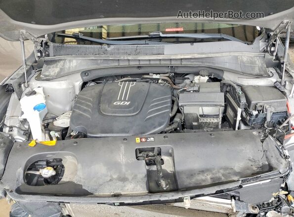 5XYPHDA52HG313453 2017 KIA SORENTO Gray Widok komory silnika