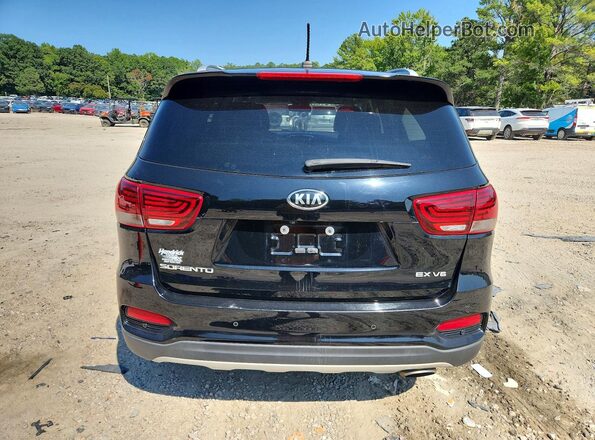 5XYPHDA54LG666429 2020 KIA SORENTO Black Widok wnętrza z przodu