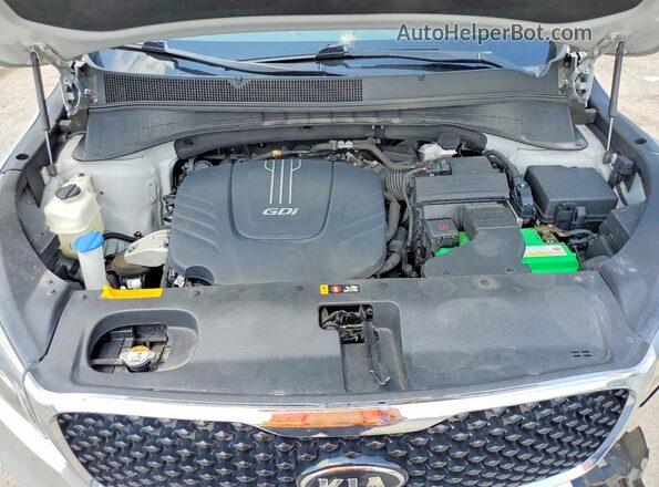 5XYPHDA56HG302293 2017 KIA SORENTO Silver Widok komory silnika