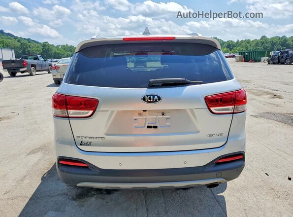 5XYPHDA56HG302293 2017 KIA SORENTO Silver Widok z tyłu