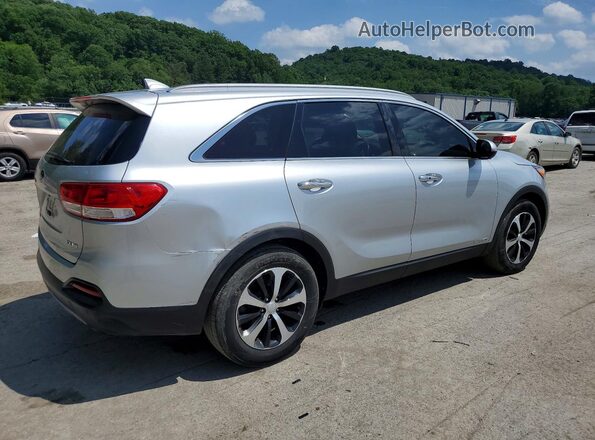 5XYPHDA56HG302293 2017 KIA SORENTO Silver Tył prawy