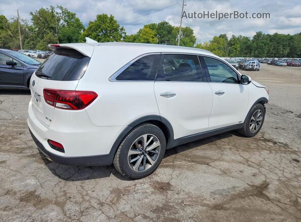 5XYPHDA56KG463931 2019 KIA SORENTO Белый Задняя правая четверть