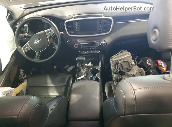 5XYPHDA57LG663170 2020 KIA SORENTO Черный Вид панели приборов