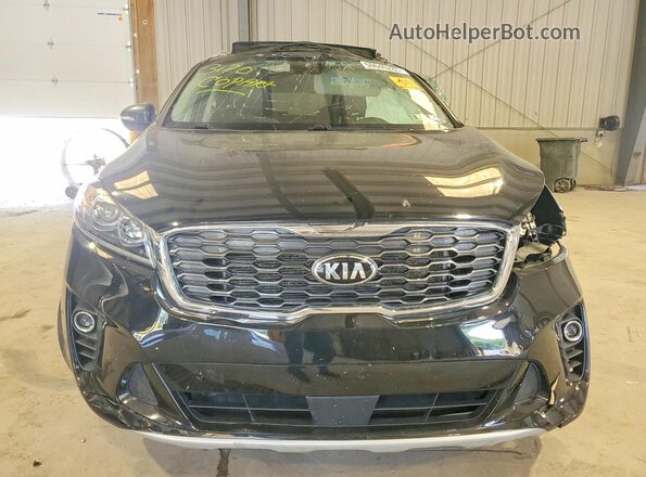 5XYPHDA57LG663170 2020 KIA SORENTO Черный Вид спереди