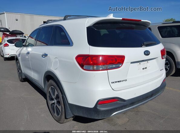 5XYPHDA59GG104841 2016 KIA SORENTO Белый Задняя левая четверть