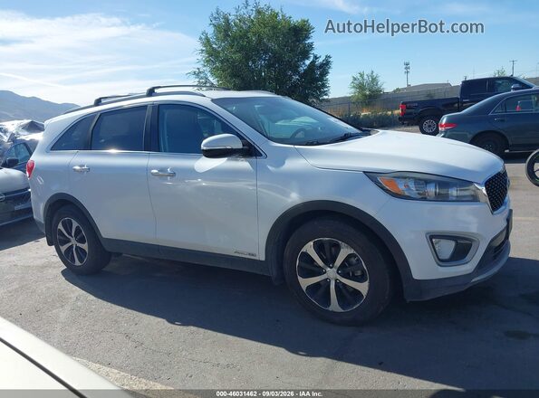 5XYPHDA59GG104841 2016 KIA SORENTO Белый Вид задней части салона