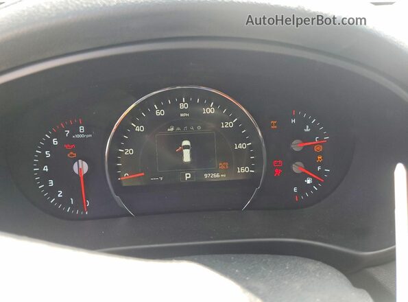 5XYPHDA59JG362879 2018 KIA SORENTO Угольный Вид щитка приборов