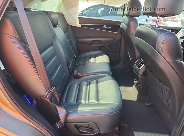 5XYPHDA59JG362879 2018 KIA SORENTO Угольный Вид задней части салона