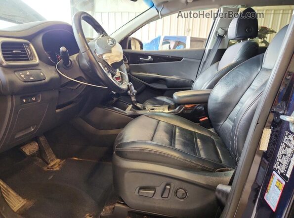 5XYPHDA5XLG705976 2020 KIA SORENTO Черный Вид салона спереди