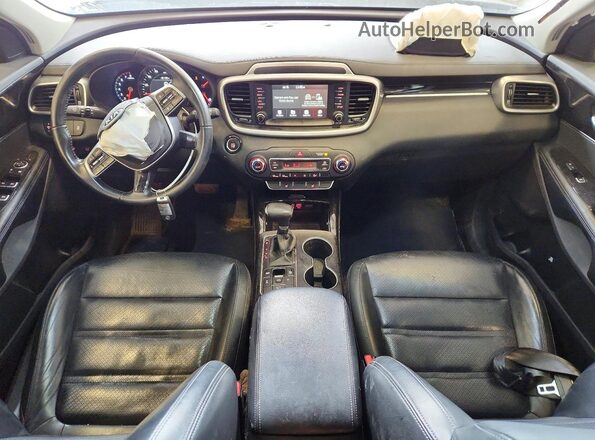 5XYPHDA5XLG705976 2020 KIA SORENTO Черный Вид панели приборов