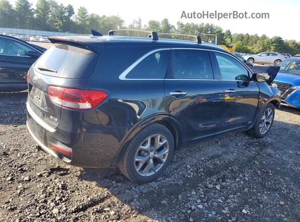 5XYPKDA57GG164103 2016 KIA SORENTO Black Tył prawy