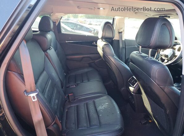 5XYPKDA57GG164103 2016 KIA SORENTO Black Widok wnętrza z tyłu
