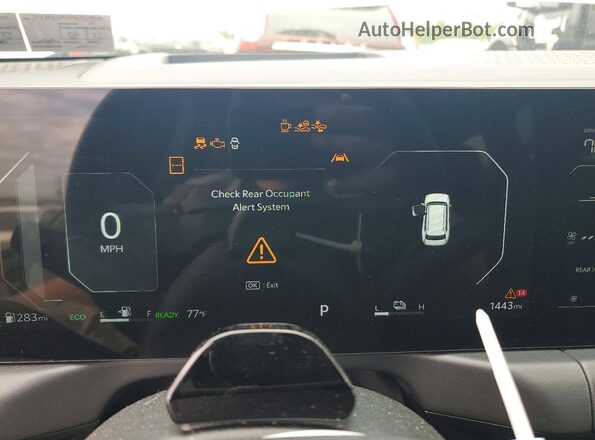 5XYPLESA3VG023900 2027 KIA TELLURIDE White Вид щитка приладів