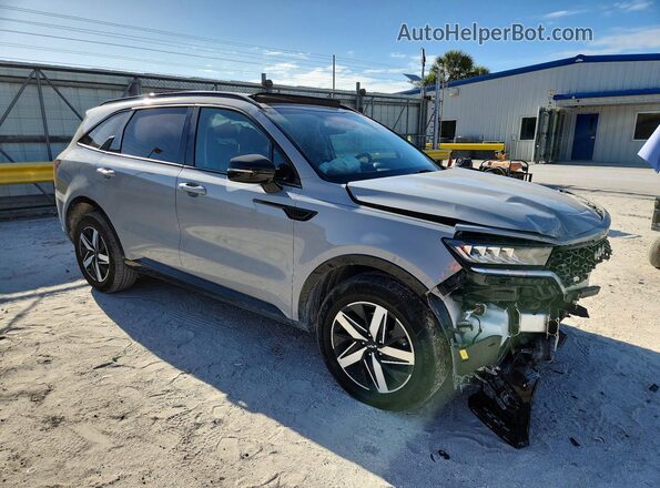 5XYRH4LF8PG176287 2023 KIA SORENTO Серый Передняя правая четверть