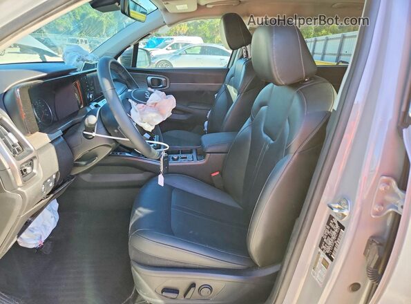 5XYRH4LF8PG176287 2023 KIA SORENTO Серый Вид салона спереди