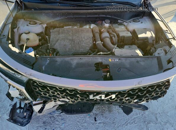 5XYRH4LF8PG176287 2023 KIA SORENTO Серый Вид подкапотного пространства