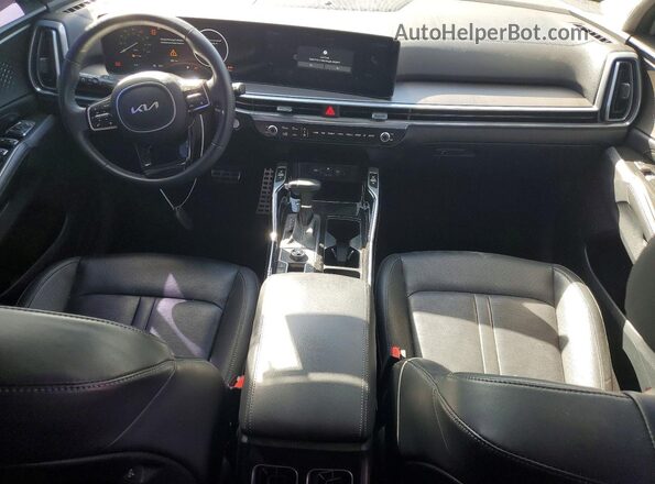 5XYRK4JF9RG297837 2024 KIA SORENTO White Вид панелі приладів