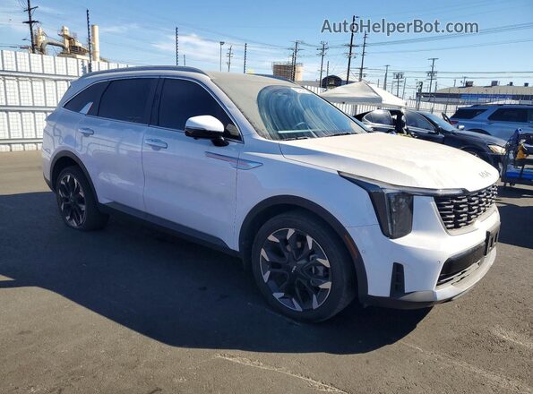 5XYRK4JF9RG297837 2024 KIA SORENTO White Передня права чверть