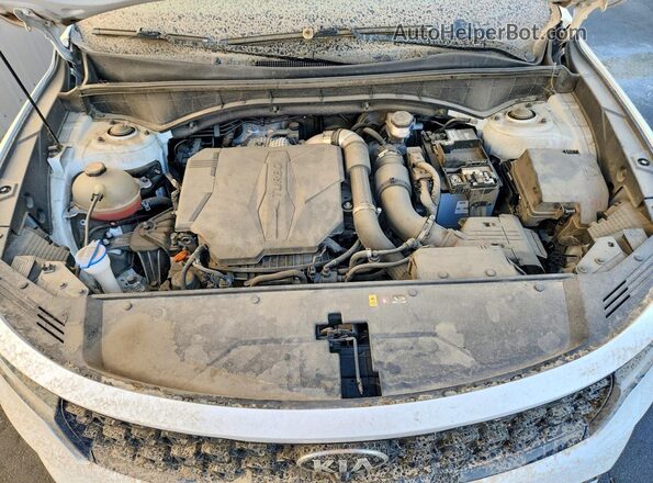 5XYRK4LF5MG044018 2021 KIA SORENTO White Engine compartment view