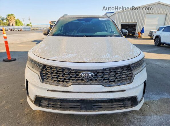5XYRK4LF5MG044018 2021 KIA SORENTO White Front view