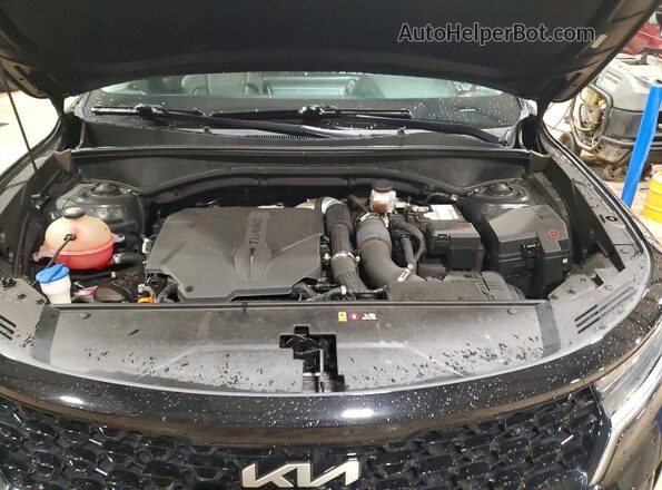 5XYRK4LF7NG076938 2022 KIA SORENTO Черный Вид подкапотного пространства