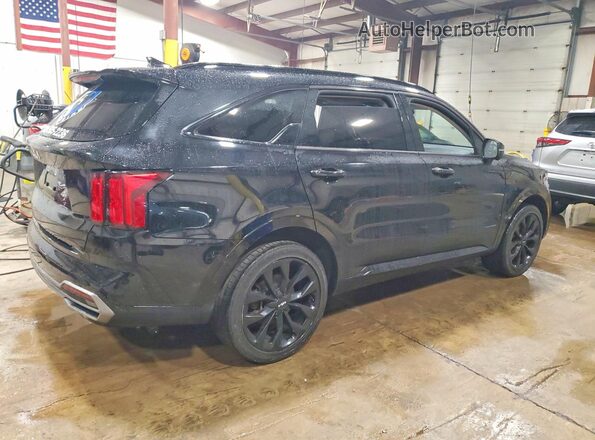 5XYRK4LF7NG076938 2022 KIA SORENTO Черный Задняя правая четверть