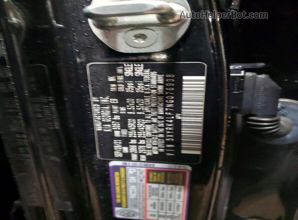 5XYRK4LF7NG076938 2022 KIA SORENTO Черный Вид наклейки с VIN-кодом