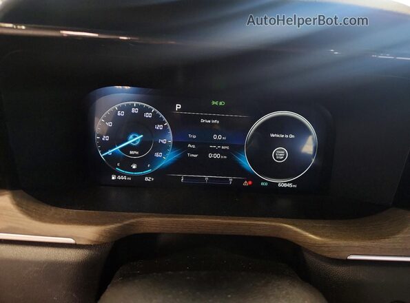 5XYRKDLF2PG183303 2023 KIA SORENTO Green Widok zestawu wskaźników