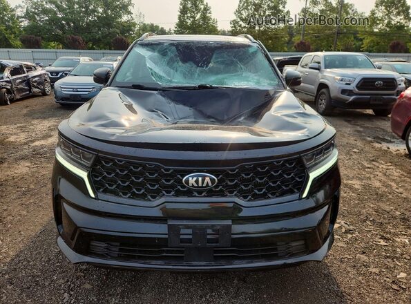5XYRKDLF3MG049864 2021 KIA SORENTO Black Դիմացի տեսք