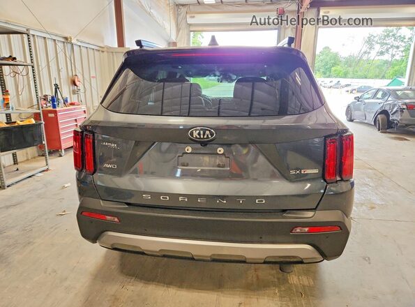 5XYRKDLF6MG044304 2021 KIA SORENTO Gray უკანა ხედი