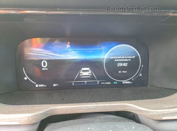 5XYRKDLF6MG044304 2021 KIA SORENTO Gray ხელსაწყოთა პანელის ხედი