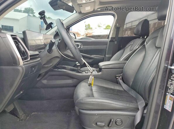 5XYRL4JC2SG354730 2025 KIA SORENTO Gray Вид салону спереду