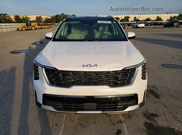 5XYRL4JC3SG347995 2025 KIA SORENTO White Դիմացի տեսք