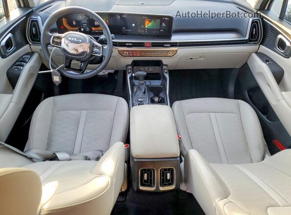 5XYRL4JC3SG347995 2025 KIA SORENTO White Առջևի վահանակի տեսք